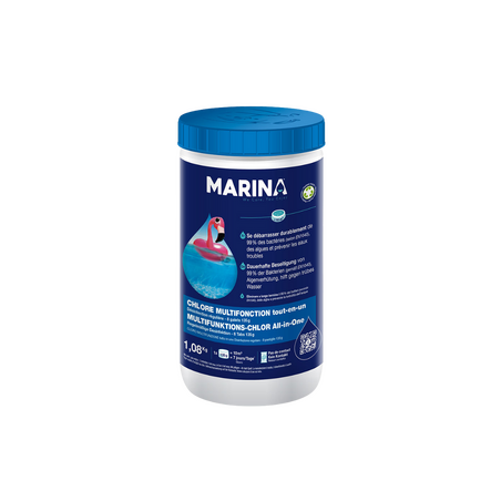 Chlore multifonction en galets 135g Marina