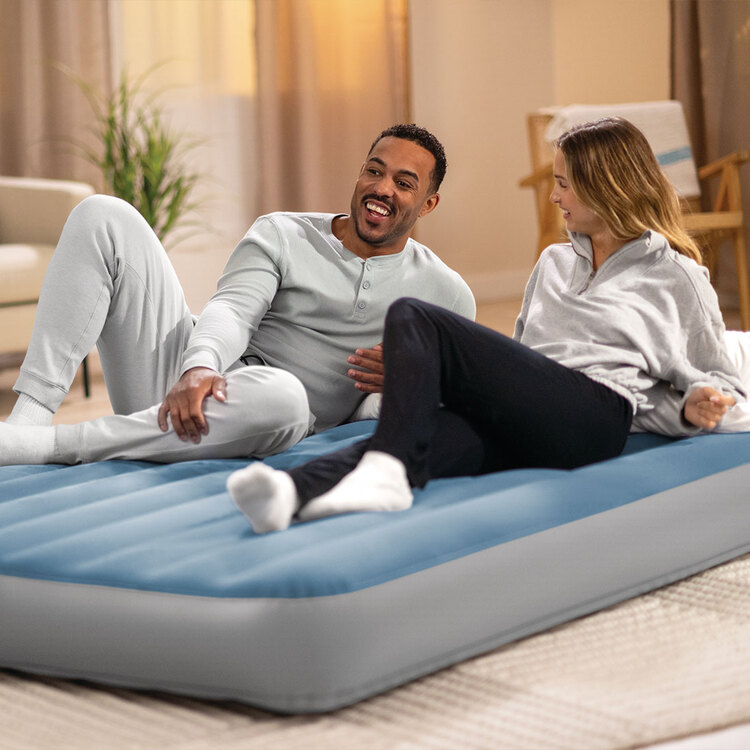 Matelas gonflable Prestige Downy avec pompe rechargeable 2 personnes