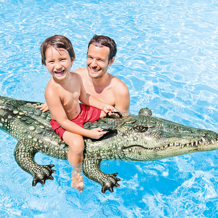 Alligator gonflable Intex