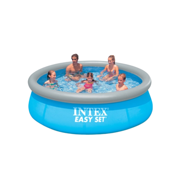 Liner pour piscine autostable boudin gris 2,44 x 0,76 m INTEX