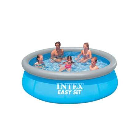 Liner pour piscine autostable boudin gris 2,44 x 0,76 m INTEX