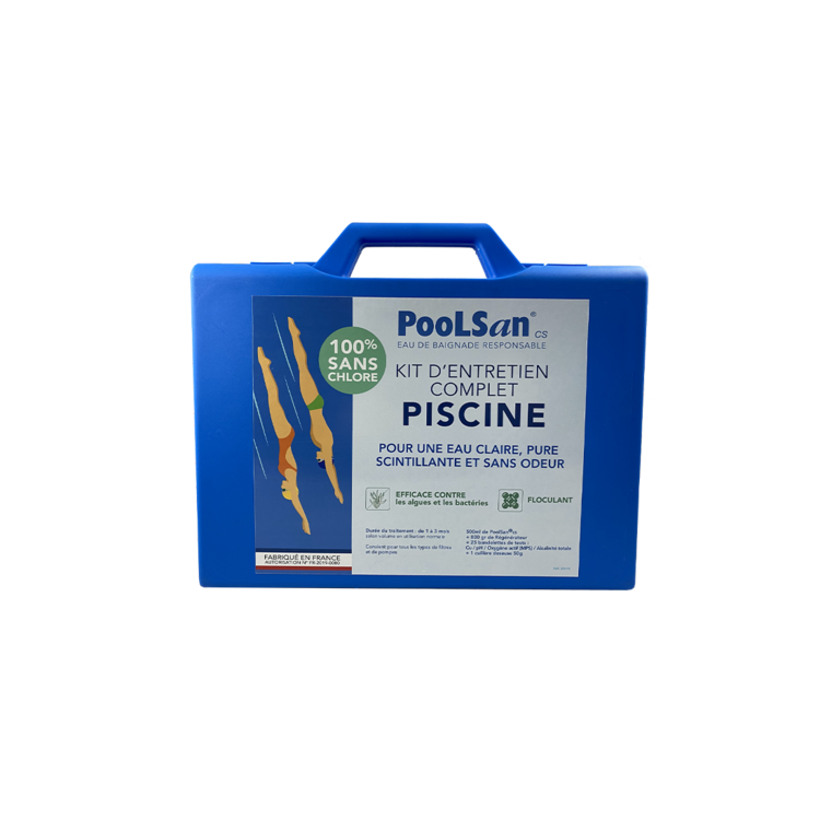 Kit de traitement PoolSan pour piscines de 25 à 40m3