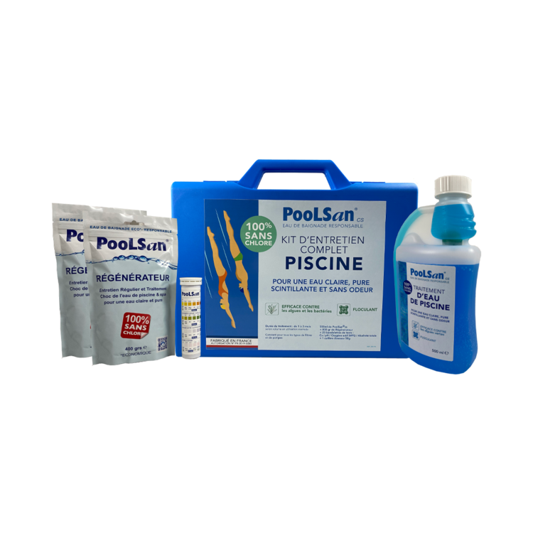 Kit de traitement PoolSan pour piscines de 25 à 40m3