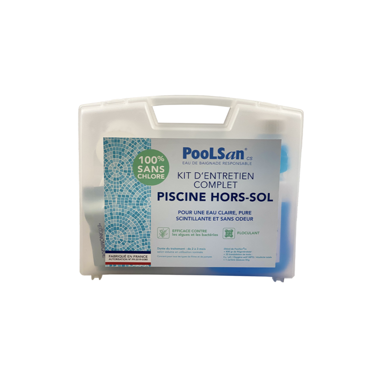 Kit de traitement PoolSan pour piscines de 5 à 20m3