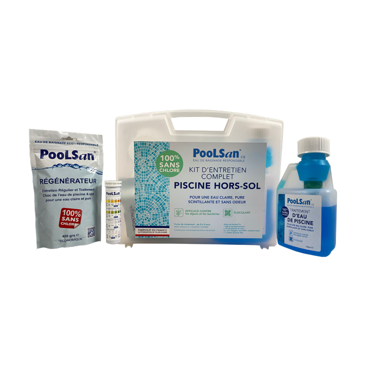 Kit de traitement PoolSan pour piscines de 5 à 20m3