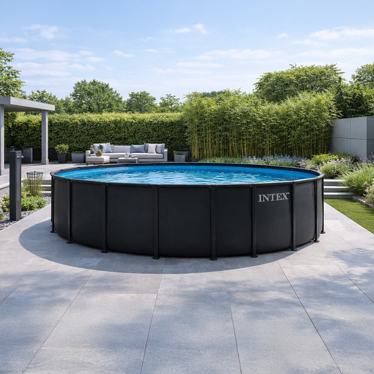 Piscine Ultra Xtr ronde tubulaire INTEX 5,49 x 1,32 m