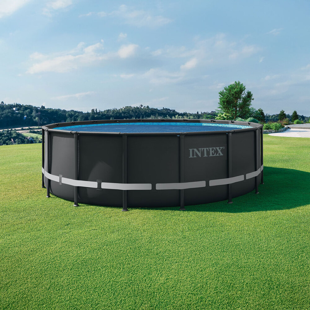 Telone A Bolle Intex Per Piscina Rotonda Ø 5,49m - Mantiene Il Calore, Spessore 120 Micron - Modello UTF00165