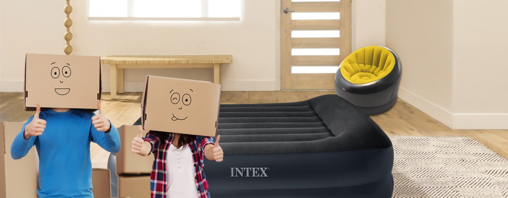 Aménager un appartement étudiant : et si INTEX avait LA solution gonflée ?! ??